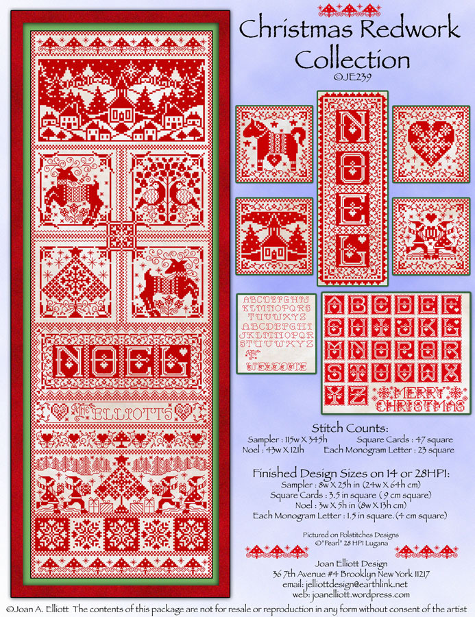 (image for) Christmas Redwork Collection